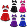 Kids Cheerleader Uniform Girls Cheerleading Costume Schoolgirl Dancewear Musical Carnival Cheer Clothes Children Cosplay Costume