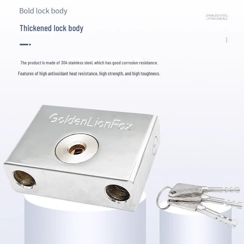U-Shaped Anti-Theft Glass Door Lock