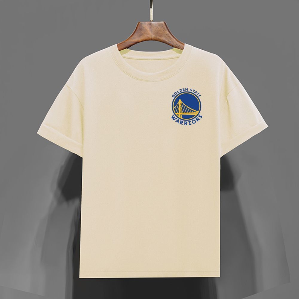 Warriors Apricot Basketball T‑shirt  Premium Cotton