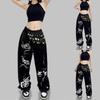 Trendy Thin Loose Hip Hop Graffiti Sweatpants for Summer
