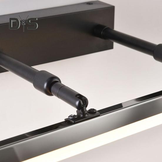 Светодиодный настенный светильник с регулируемой цветовой температурой, регулируемой яркостью, без мерцания, широко используемый современный светодиодный светильник для туалетного столика, подсветка для картин