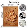 Pearl painting kit Autumn maple leaf DIY home decoration painting