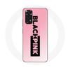 Чехол для Xiaomi Redmi Note 11S Blackpink Группа K-pop Логотип Черный Розовый Фон Розовый