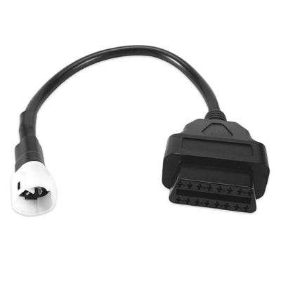 Winova Мотоциклетный 4-контактный диагностический адаптер-кабель OBD2 30 см Удлинитель Чистая Медь Сердечник Коррозия