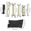 5PCS Compact & Portable Motorcycle On-Board Repair Tools Multi-Purpose Tool Sets  Motorcycle Riders