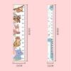 2M Height Child Growth Chart Wall Hanging Catoon Pattern Height Chart Growth Ruler Removable Height Measure Ruler