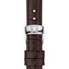 Tissot Мужские модные часы T063.209.16.038.00 с кожаным ремешком и серебристым циферблатом