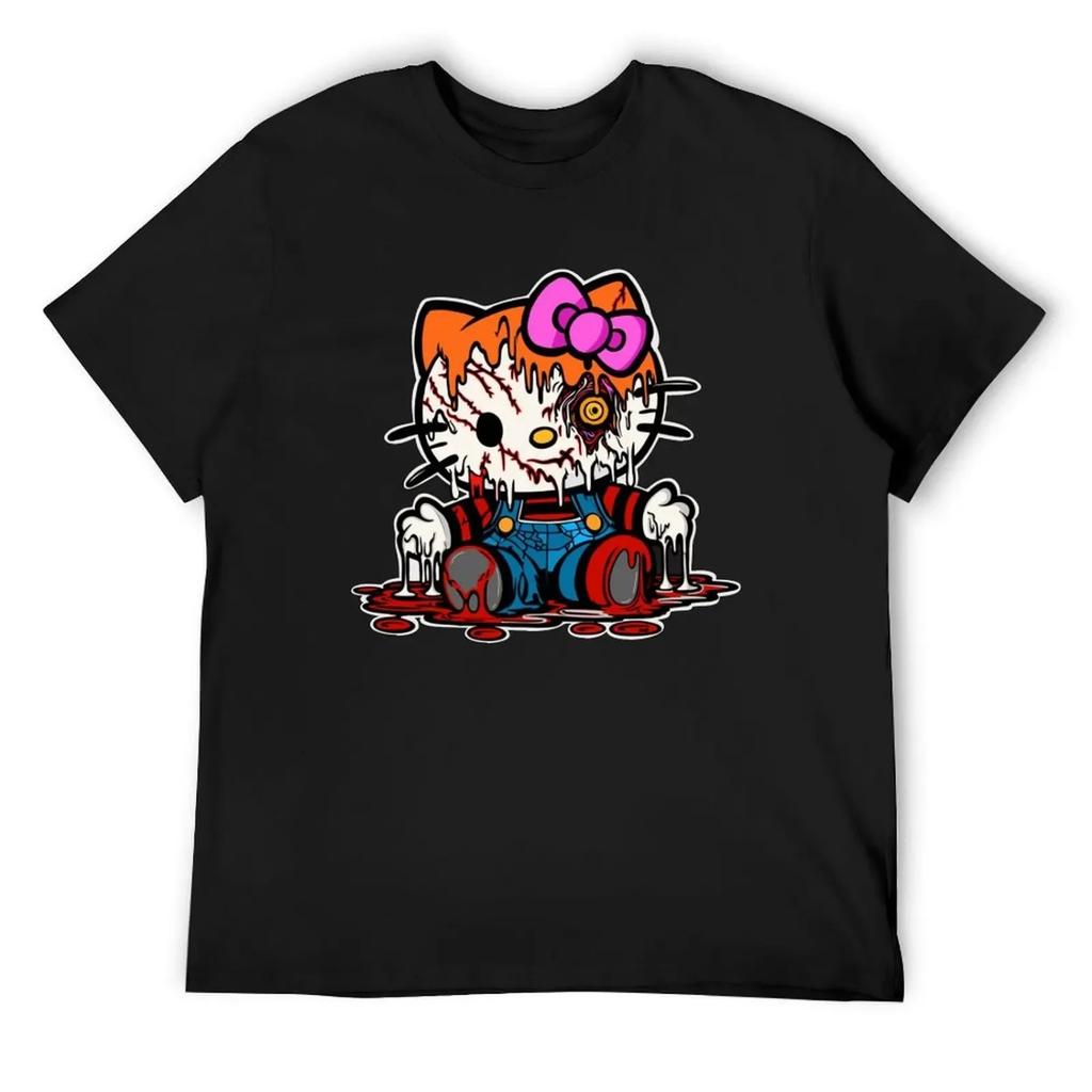 Killer kitty T-Shirt new edition graphic tee shirt anime stuff mens fashion