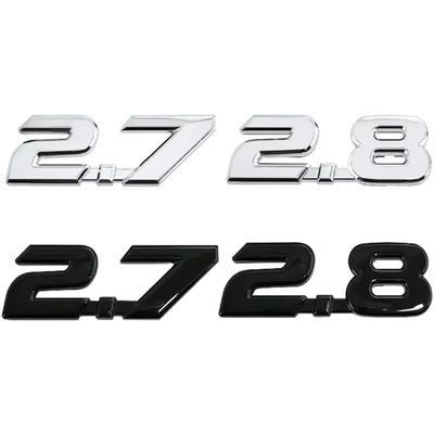 Эмблема ABS Наклейка Значок Багажника Автомобиля Для To/yota 2.7 2.8 Yar/s Coro/lla 4Run/ner Avalo/n Aven/sis Ay/go CH/R Au/ris Аксессуары