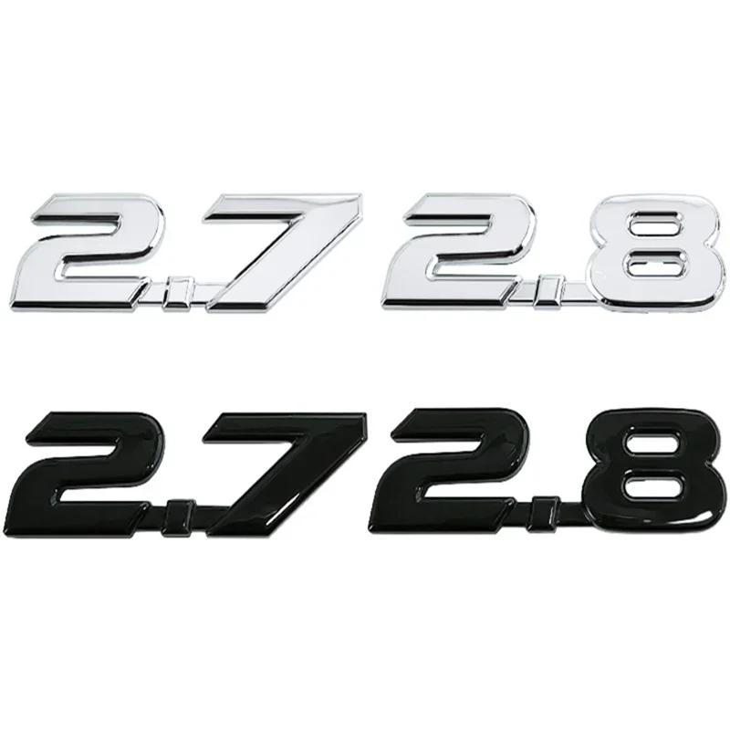 ABS Car Body Sticker Rear Trunk Badge for Toyota 2.7 2.8 Logo Yaris Corolla 4Runner Avalon Avensis Aygo Auris Accessories EZ4