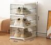 Dustproof 3Layers Foldable Shoes Box Stackable Transparent Thickened Plastic Bins Sneaker Shoe Organizer Cabinet Organizers
