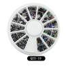 12 In 1 Small Disc Nail Drill Mixing Flat Rhinestones for Nail Art Decorations
