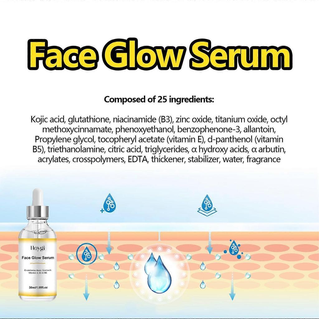 Limited time!!Hoygi Brightening Essence Can Fade Pigmentation, Sunspots, Fine Lines, Moisturize, Brighten, Rejuvenate, Firm And Prevent Aging