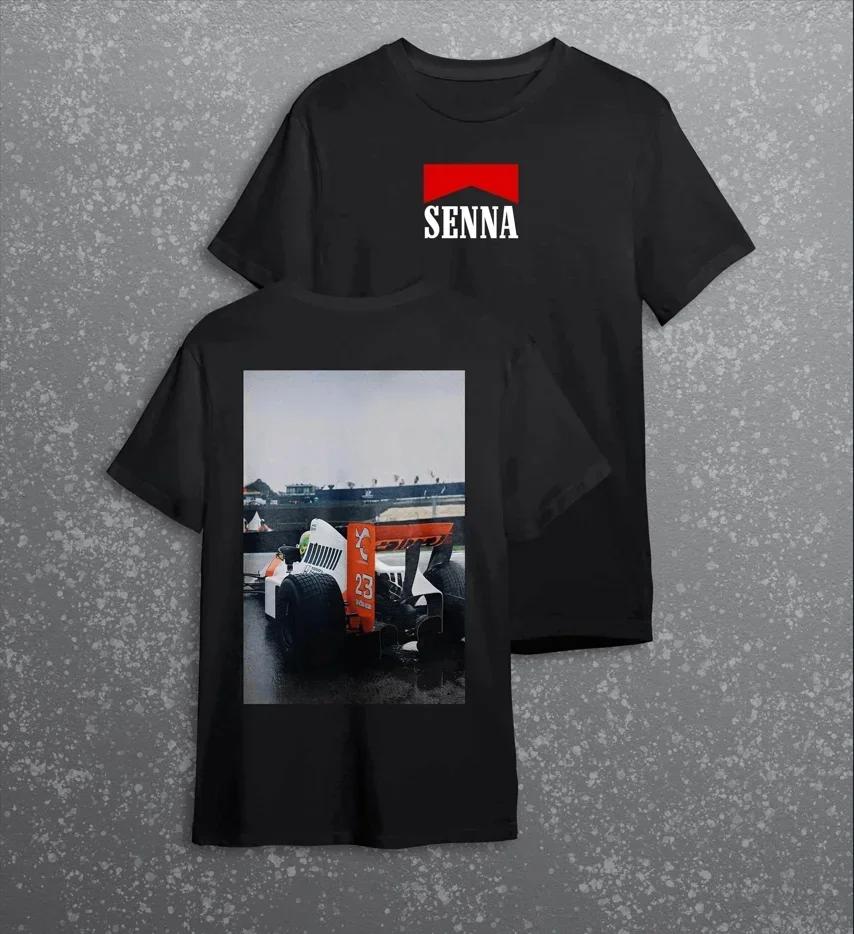 Графические футболки Ayrton Senna Формула 1 Футболки для спортзала Мужские Женские Футболки Одежда в стиле Y2k Liam Payne Ретро Стиль Летние Топы Футболки