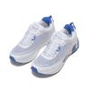 Emporio Armani EA7 Сетчатая ткань Шнуровка Кроссовки для бега Низкие Спортивные повседневные кроссовки Унисекс Белый Синий X8X093XK238Q317