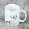 Singapura - cup with a cat, cute cup with graphics, a gift with your photo from the Art-Dog brand