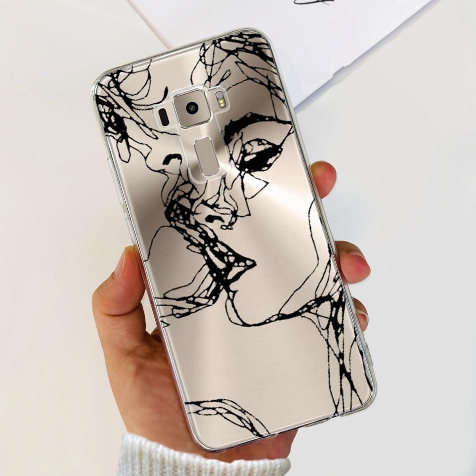 Чехол для Asus ZenFone 3 ZE520KL ZA520KL Asus ZenFone3 Z017D Z017DA Z017DB 5.2" Модный Мягкий Силиконовый TPU Задняя Крышка Телефона