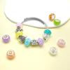12/30/60 шт. европейские большие отверстия бусины-разделители Lampwork ассорти европейские бусины для рукоделия смешанные цвета для самостоятельного изготовления ожерелья браслета ювелирных изделий
