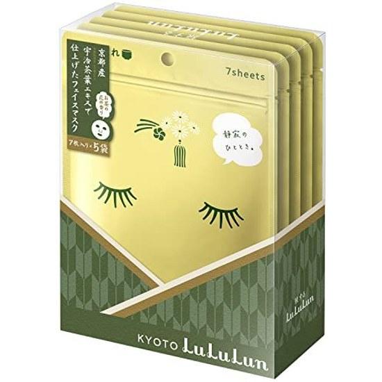Face mask pack LuLuLun Kyoto (tea flower scent) 7 sheets 5 bags