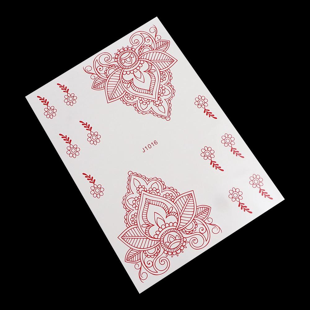 Для женщин ноги руки временные татуировки боди-арт наклейки переводные наклейки татуировки хной