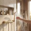 Rivo Gold Brushed Wall-Mounted Shower Faucet