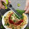 1PC 5 Layers Multi-functional Stainless Steel Kitchen Knives Shallot Sushi Shredded Scallion Cut Herb Spices Scissors