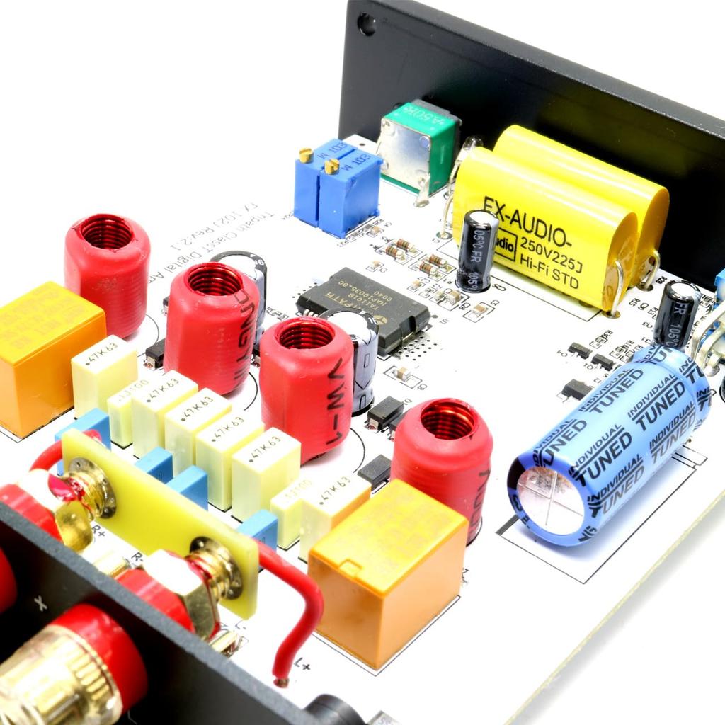 Equipped with Tripath TA1101B 10W X 2ch Digital Amplifier Power Amplifier FX-AUDIO- FX-102J [Black]