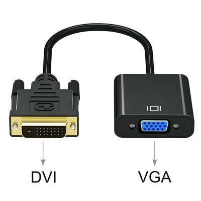 1080P DVI-D 24+1 в VGA HDTV-конвертер, кабель монитора, адаптер DVI-VGA