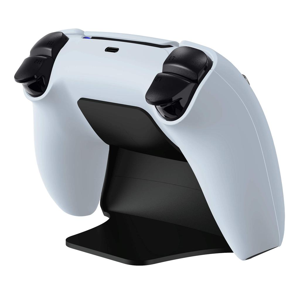 Подставка для контроллера PS5 PlayVital с резиновыми накладками, совместимая с контроллерами PlayStation 5 [Черный]