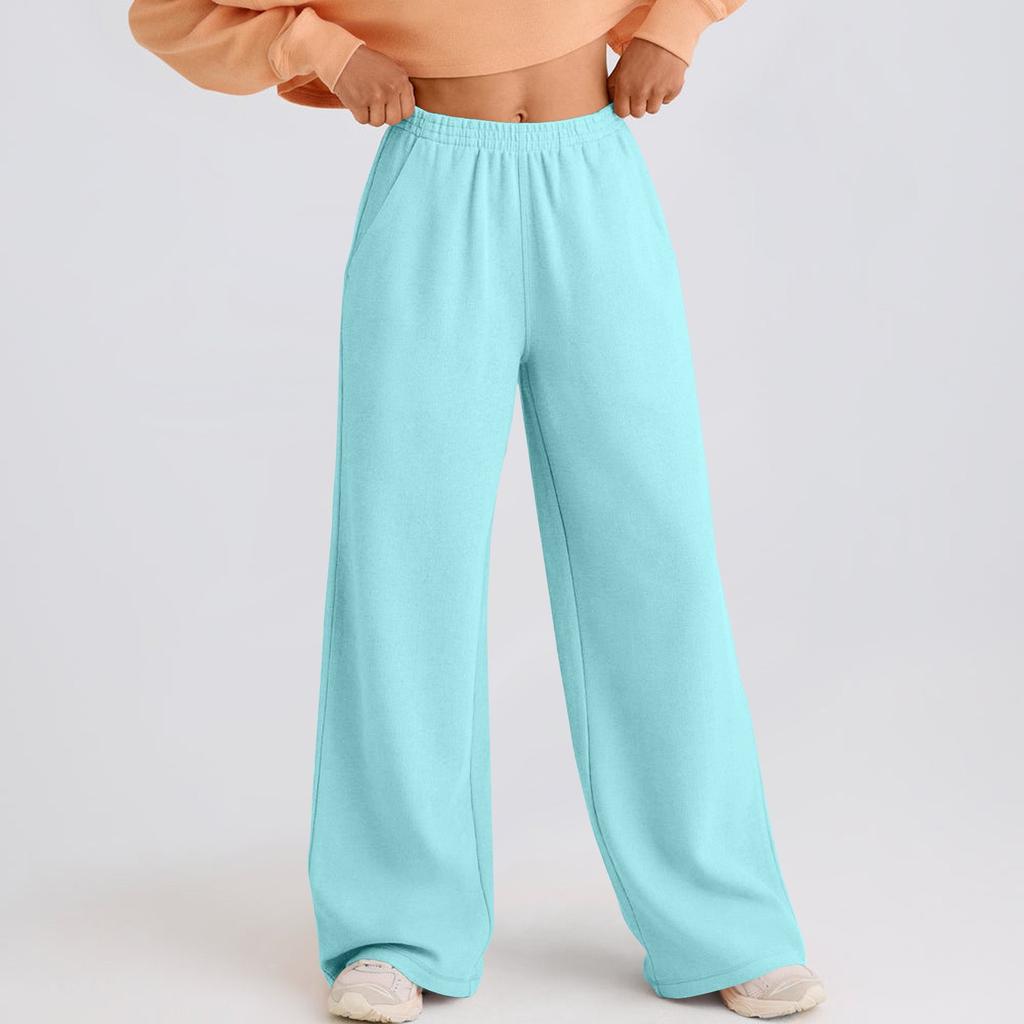 Женские спортивные штаны Женские мешковатые прямые спортивные штаны с завязками на резинке и поясом Повседневные брюки для бега Женские осенние брюки