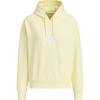Adidas Lounge FW24 Elevated Doubleknit Hoodie Women Hoodies Yellow JJ3545