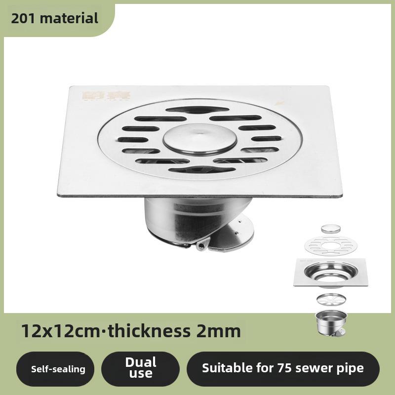 304 Нержавеющая сталь дезодорант сливной напольный для ванной комнаты и стиральной машины
