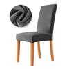 New Velvet Fabric Chair Cover Super Soft Chair Covers For Dining Room Luxurious Office Seat Cases Stretch For Banquet Home Decor