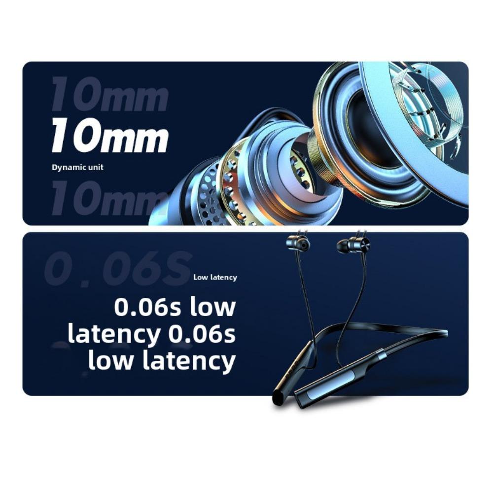 Киберспортивные игровые наушники с шейным креплением Bluetooth, голосовое разрешение, низкая задержка, активное шумоподавление, сверхдолгий срок службы, крепление на шее