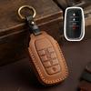 Для TOYOTA Sienna RAV4 VENZA Mirai Гибридные Автомобили Alphard PREVIA Voxy Keyless Go Брелок Кожаный Чехол для Автомобильного Ключа Набор Брелков