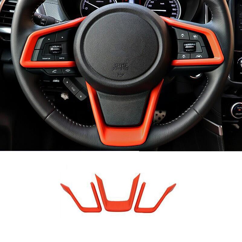 For Subaru Forester SK XV Crosstrek GT Outback Legacy BS BT Steering Wheel Cover Trim Interior Decorative Accessories