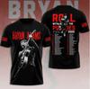 3D футболка Bryan Adams Roll with the Punches для мужчин и женщин
