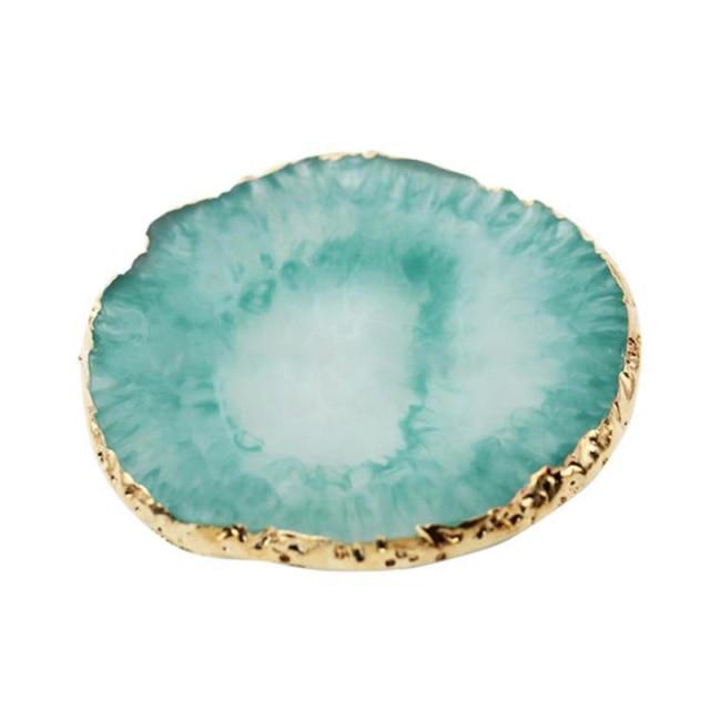 Палитра геля для рисования на ногтях из смолы, аксессуары для маникюра своими руками, инструменты, лак Golden Edge, агатовая смесь, перемешивание, кристалл, драгоценный камень