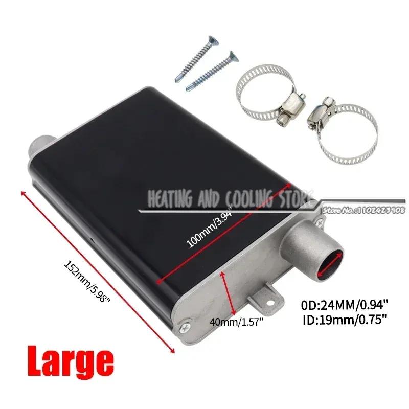 24mm Muffler Silence S Curved Air Diesel Parking Heater Exhaust Pipe For Car Truck VAN for Webasto Eberspacher Aluminum Alloy