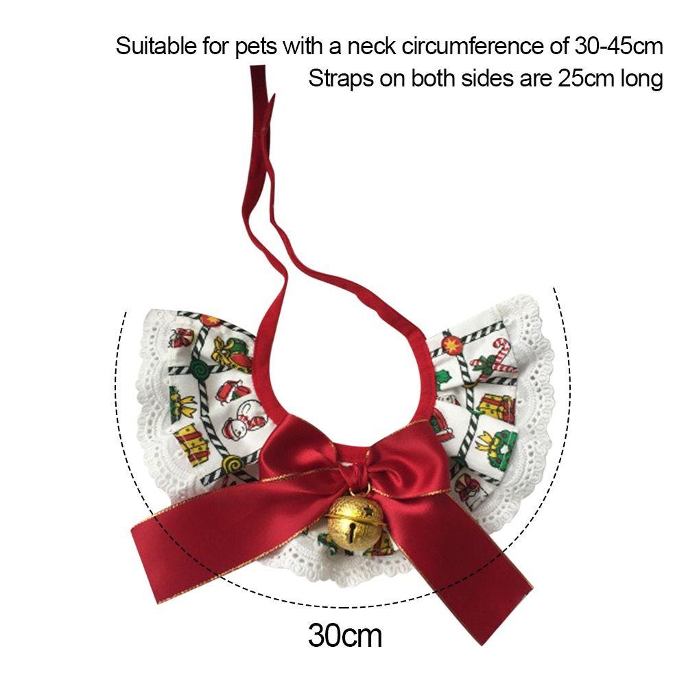 Товары для животных, регулировка, вечеринка, подарок, кружево, шнурок, рождественские банты для собак, полотенце для слюны собаки, нагрудник для животных