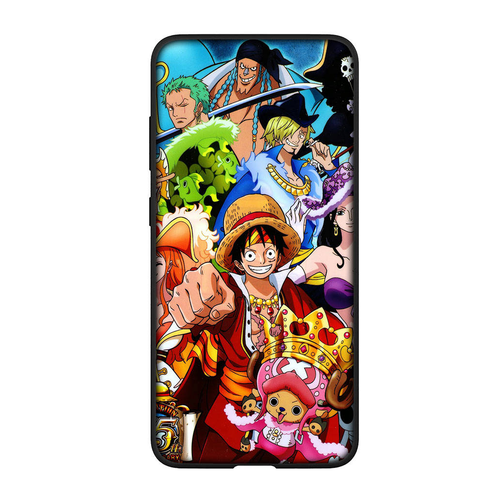 For Samsung Galaxy S24 S23 iPhone 16 15 14 Xiaomi Redmi Note 13 12 11 Plus 9 Pro Max X XR Phone Case Lovely Trafalgar Law Luffy One Piece OPPO Huawei