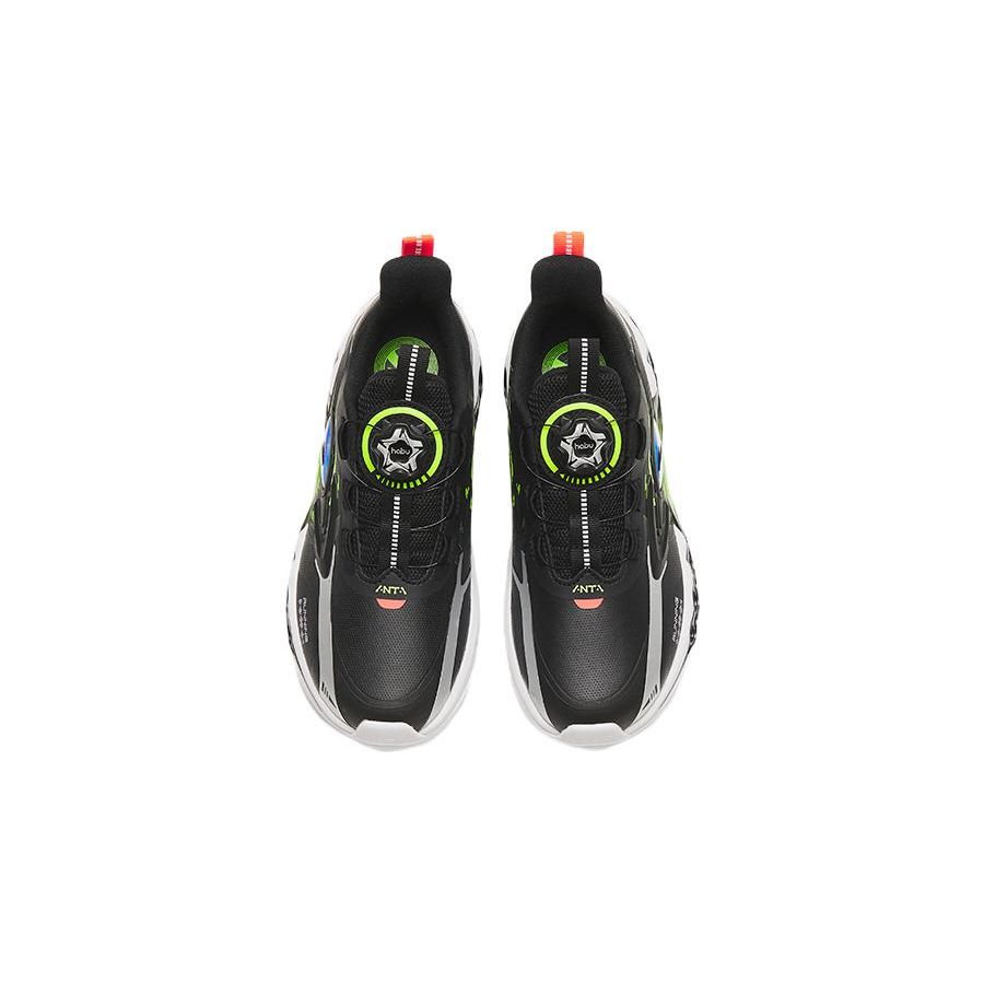 Anta Kids Energy Ring 8.0 Leather Cushioning Non-Slip Shock Absorbing Wear-Resistant Low-Top Running Shoes Kids Running Shoes 312245581N-17