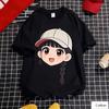 Cute Edgy Anime Girl with Red Beret Graphic TShirt CASSGIRL Print Pure Cotton Tee Retro Streetwear Style Unisex Top