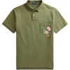 Polo Поло с цветочным принтом Custom Slim Fit Мужские топы 710812404-001