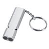 4pcs Double Tubes Design Emergency Survival Whistle With Lanyard Keychain Safety Whistle  For Hiking