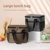 -Border Lunch Insulated Bag Custom Oxford Cloth Tote Bag Student Lunch Bag Aluminum Foil Lunch Bag Lunch Bag