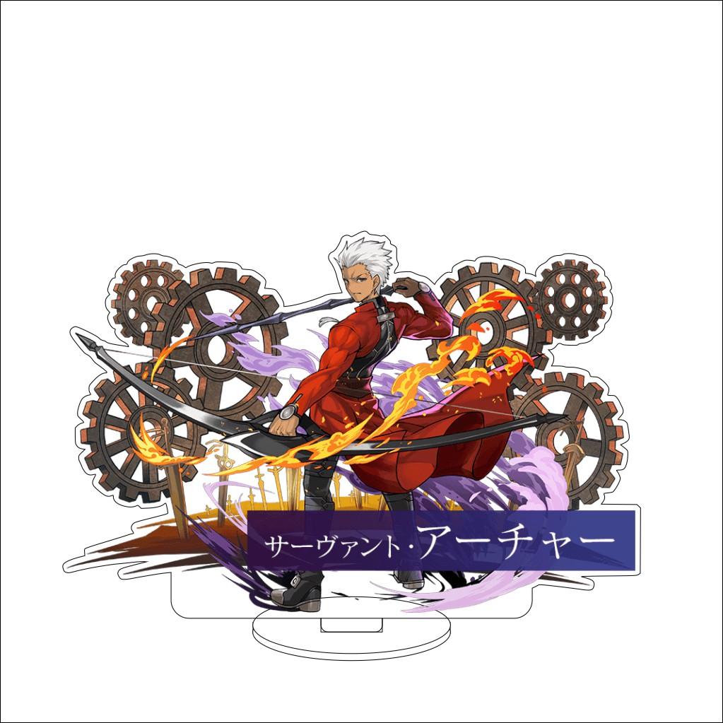 16 см Аниме Fate stay night Unlimited Blade Works Косплей Акриловая подставка Украшения Эмия Широ Фигурка-подставка Хэллоуин Подарки