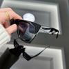 Квадратные винтажные солнцезащитные очки женские брендовые дизайнерские ретро для вождения солнцезащитные очки женские модные черные зеркальные для улицы
