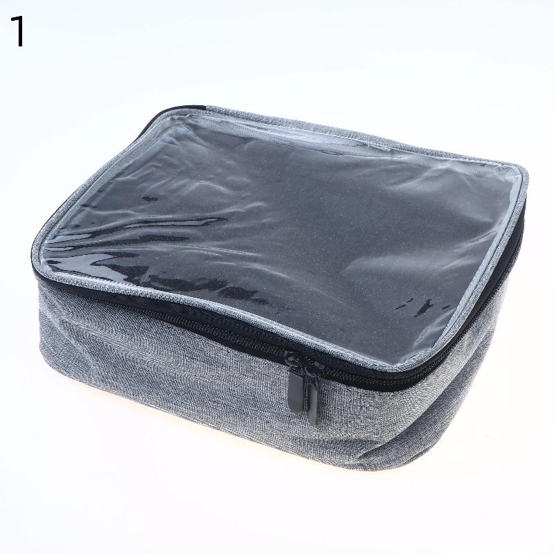 30-Slot Nail Polish Organizer Case | Removable Foam Interior Storage Box For 0.5 Fl.Oz Nail Lacquers