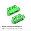 5Sets 15EDGRK 3.81mm 2/3/4/5/6-12 Pin Right Angle Screw Terminal Block Connector 3.81MM Pitch Plug + Pin Header Socket